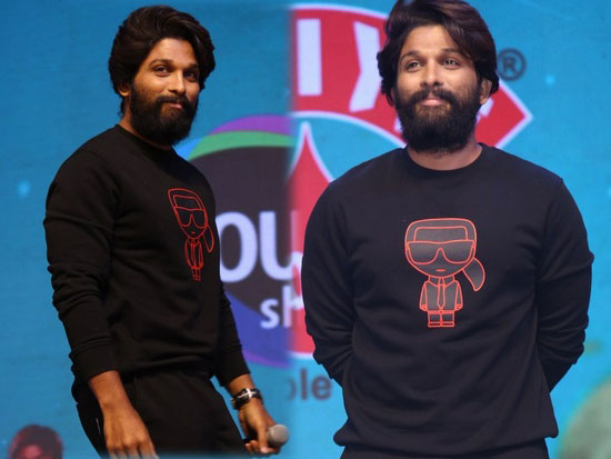 Allu Arjun at Most Eligible Bachelor Grand Success Celebrations